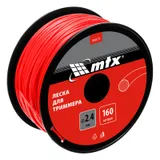 Леска для триммера круглая 2,4 мм х 160 м, на катушке MTX — фото 1