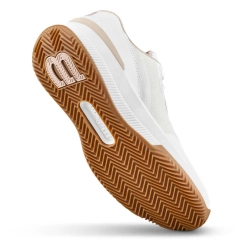 Женские теннисные кроссовки Wilson Intrigue Pro Clay - white/cameo rose/gum