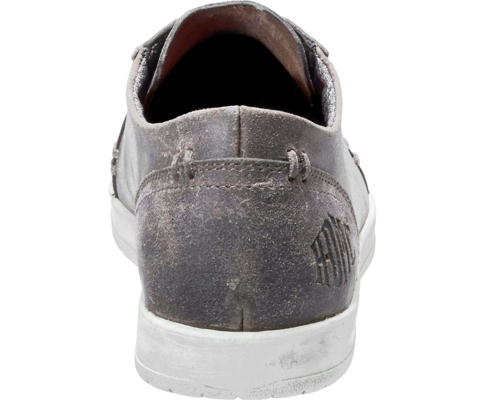 Кеды Yorkton Mens Gray Leather Harley-Davidson