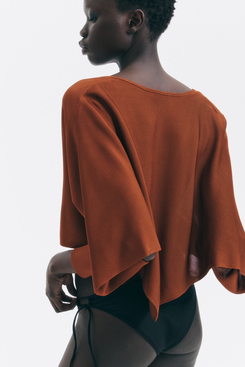 Короткий топ-накидка - H&M