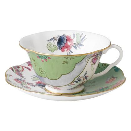 Чайная пара 240мл Wedgwood Бабочки и цветы Букет