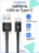 Кабель USB-A to Type-C Gurdini Braided Data Cable 5A 1m черный