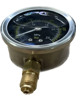 Глицериновый манометр SPECOS 25MPa, 250Bar
