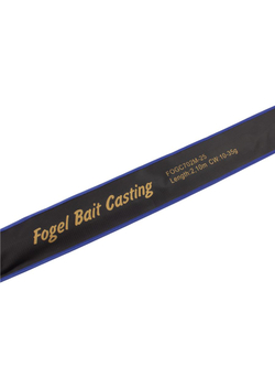 Удилище спиннинговое FOGEL BAIT CASTING, 2 секции, полая верш, длина 2.10 м, тест 10-35 г