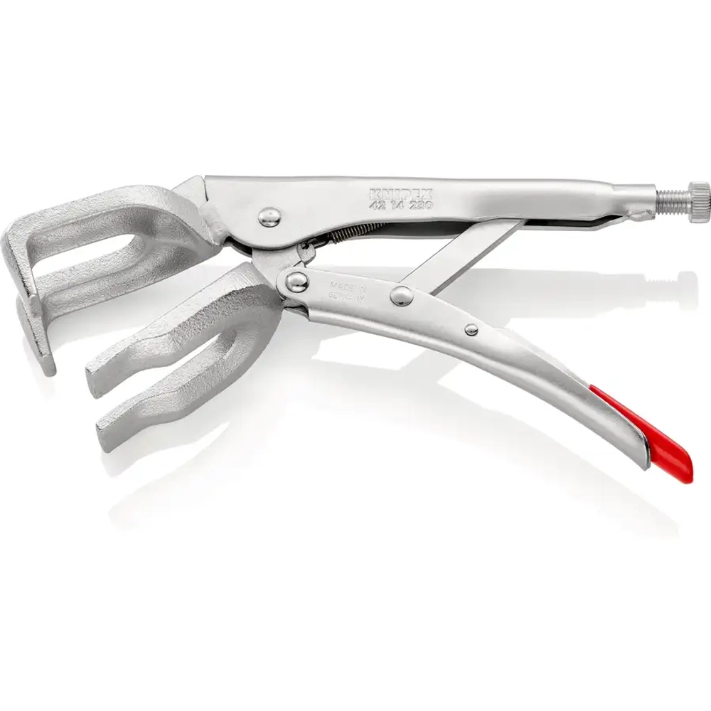 Клещи зажимные сварочные никелирование 280 мм Knipex 42 14 280