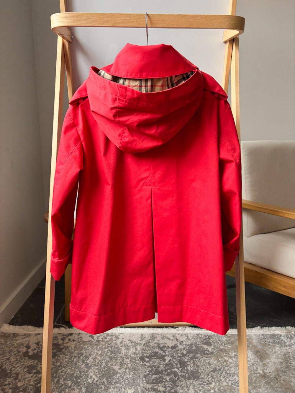 Хлопковый плащ Burberry, 128