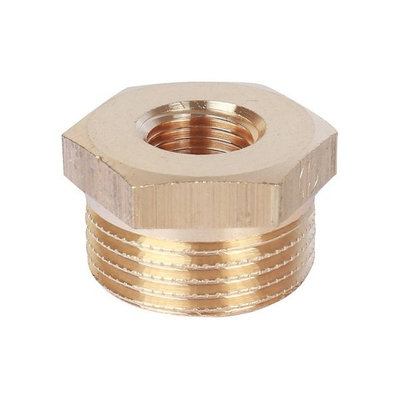 Футорка STOUT SFT 0028 - 3/4" x 1/4" (для стальных труб, латунь без покрытия)