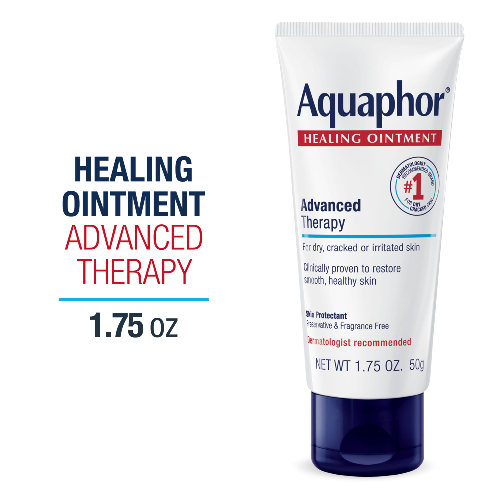 Aquaphor, Лечебная мазь, Advanced Therapy, средство для защиты кожи, 50 г (1,75 унции)
