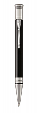 Шариковая ручка Parker Duofold Classic International Black CT 1931390, стержень: M, цвет чернил: black, в подарочной упаковке