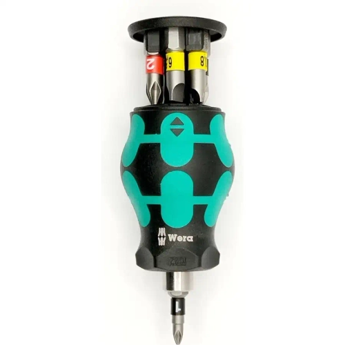 Отвёртка с набором бит Kraftform Kompakt Stubby WERA 05008886001