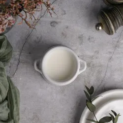 Соусник молочник 125 мл d 7 см h6 см круглый белый фарфор P.L. Proff Cuisine [6]