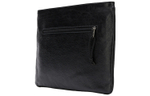 Balenciaga Leather Clutch Women"s Black