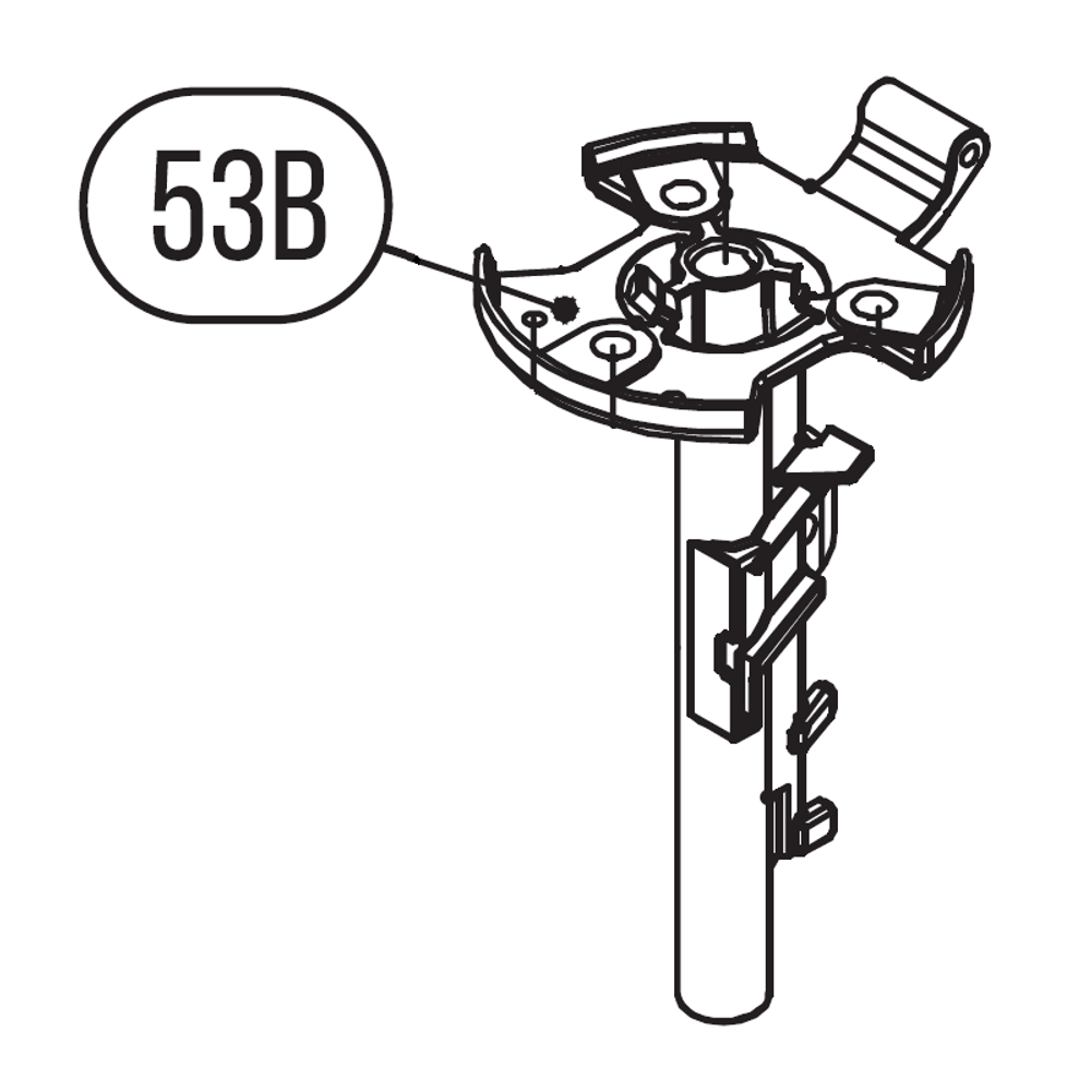 Запчасть №53B для HGSR. Стволовая коробка