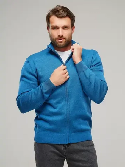 Кардиган классический на молнии