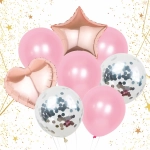 Набор шаров 8 шт «Pink love»