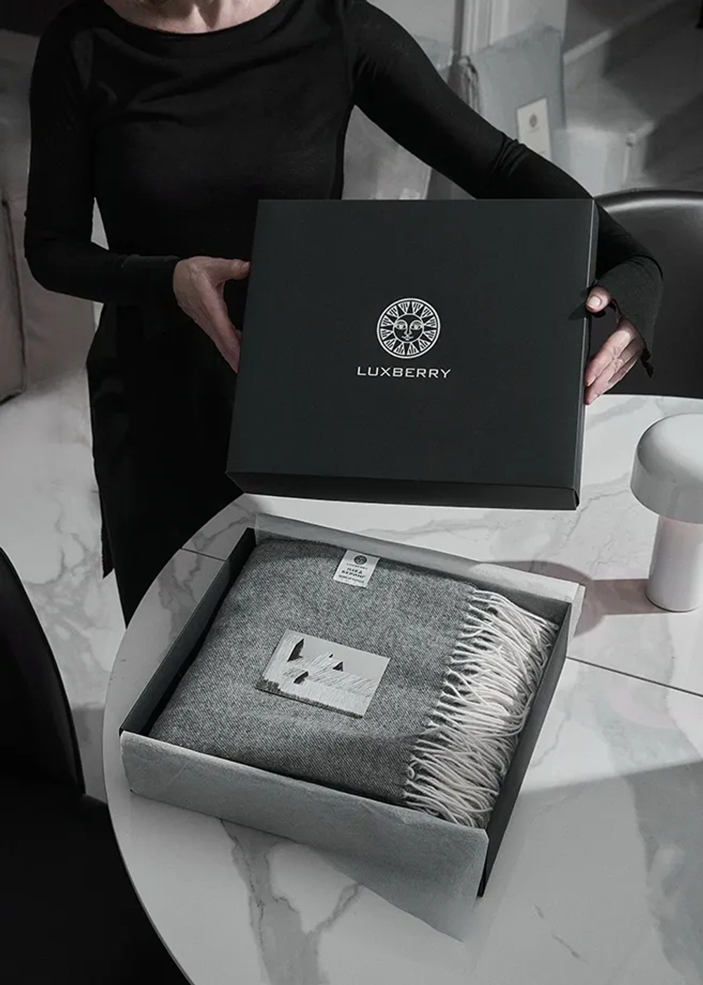 Плед Luxberry Беринг Серый