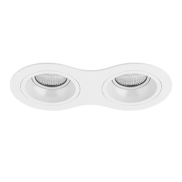 Встраиваемый точечный светильник D6260606 белый Domino Lightstar