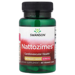 Swanson Vitamins, Nattozimes®, 195 мг, 60 вегетарианских капсул