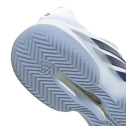 Женские теннисные кроссовки Adidas Barricade 14 W CL - cloud white/cyber metallic/dark blue
