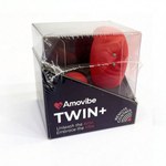 Вибратор для пар Tween+ с управлением через приложение от Amovibe красный