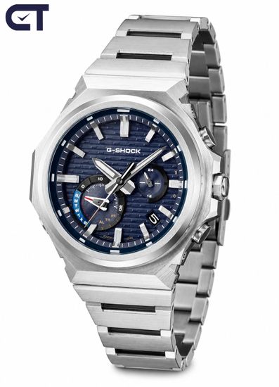 CASIO GST-B1000D-2ADR G-SHOCK мужские наручные часы — компактная G-STEEL с синим циферблатом, Tough Solar и Bluetooth
