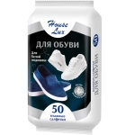 Салфетки влажные House Lux для обуви с белой подошвой GM 50шт
