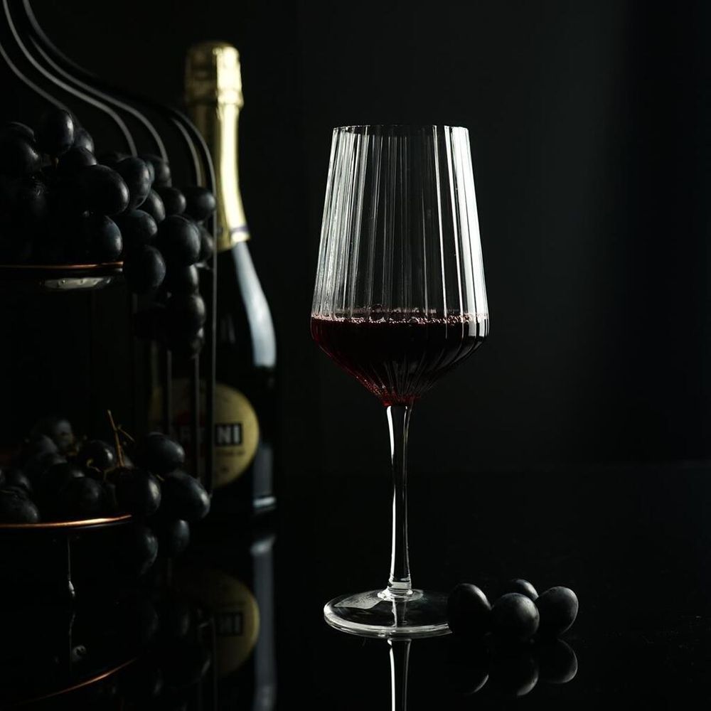 Бокал для вина 485 мл "Streak Optical" d 8,6/6,5 см h24,5 см P.L. - BarWare [6]