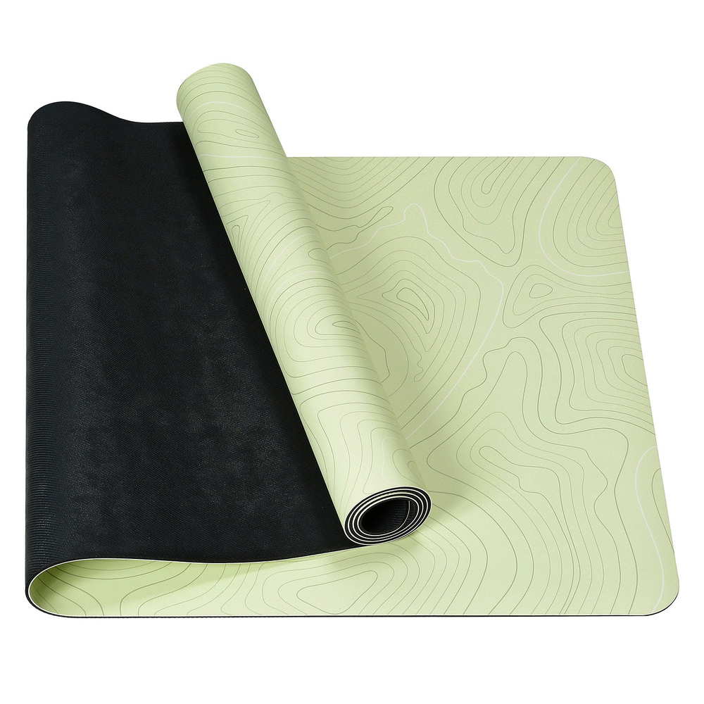 Каучуковый коврик для йоги Yoga Life Green 185*68*0,5 см нескользящий