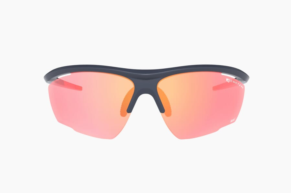 Спортивные очки с диоптриями Demetz Relief L / Matte Navy / Red Pink Photochromic Red Revo Cat.1 to 3
