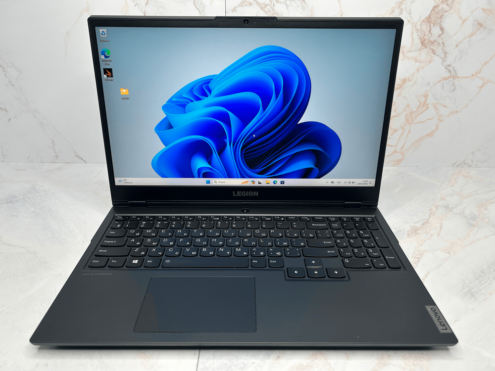 Ноутбук Lenovo Legion 5-15IMH05H CPU: Intel Core i5 10300H 2.5 ГГц, RAM: 8 ГБ, SSD: 512 ГБ, GPU: nVidia GeForce RTX 2060 6 ГБ, OS: Windows 11 Домашняя, Состояние: B1
