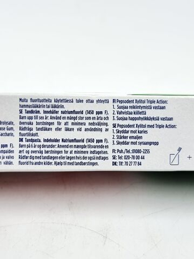 Зубная паста Pepsodent Xylitol Фторсодержащая 50 мл (Из Финляндии)