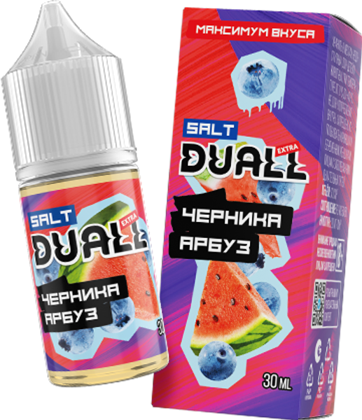 Купить Duall Extra 28 мл - Черника Арбуз (0 мг)