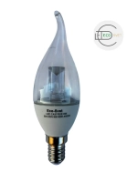 Светодиодная LED лампа CA37 6W E14 нейтр. пр 10шт