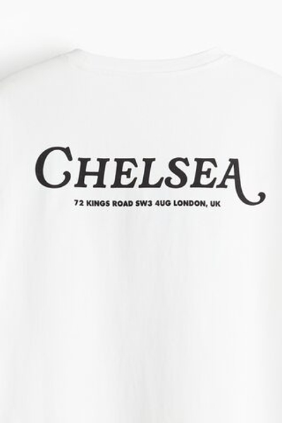 Футболка с принтом — Белый/London - H&M