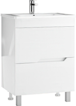 Тумба напольная Rein Savanna White 60, 2 ящика под умывальник SAV-F60-WH