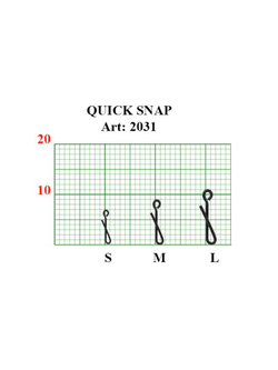 Застежка рыболовная Quick Snap 2031 L