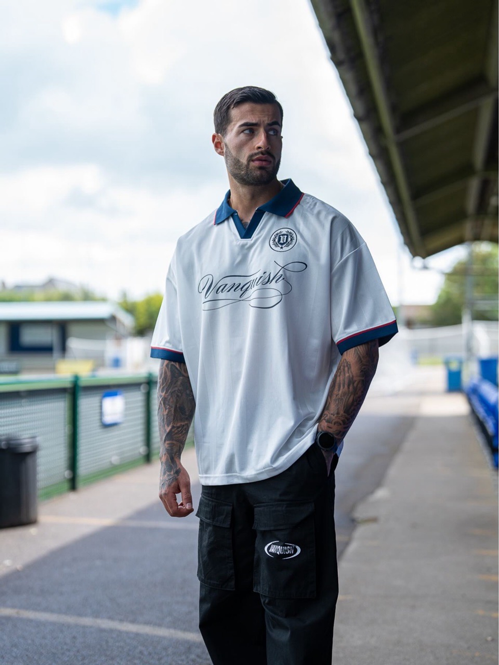 Футболка VANQUISH Football Oversized Jersey White