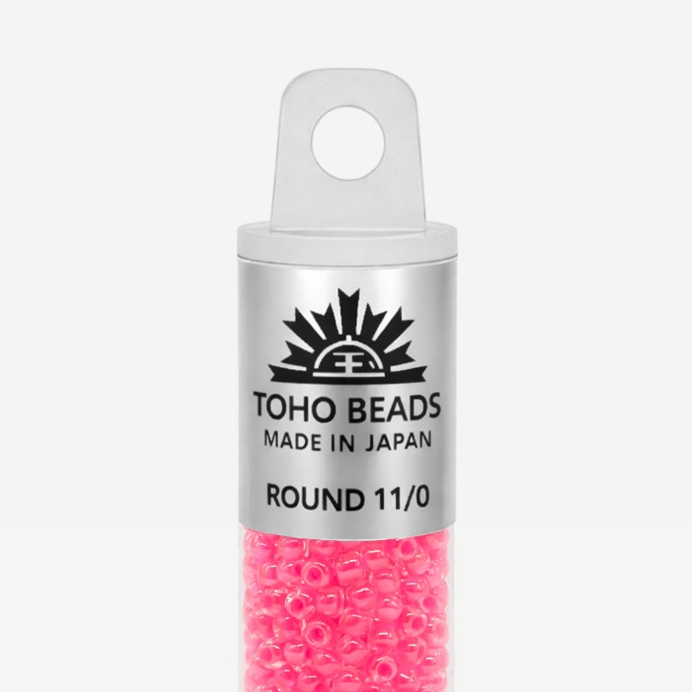 Японский бисер TOHO Round 11/0 (№978), окрашенный изнутри глянцевый