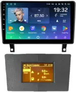 Магнитола для Opel Antara 2006-2015 (перенос БК вниз, серая) - Teyes CC2 PLUS монитор 9" QLED, Android 10, Быстрая, SIM-слот