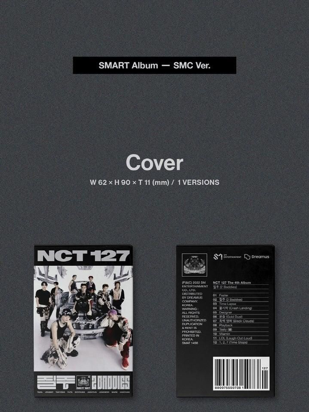 Альбом NCT 127 - (2 BADDIES) 4th Album SMC Version