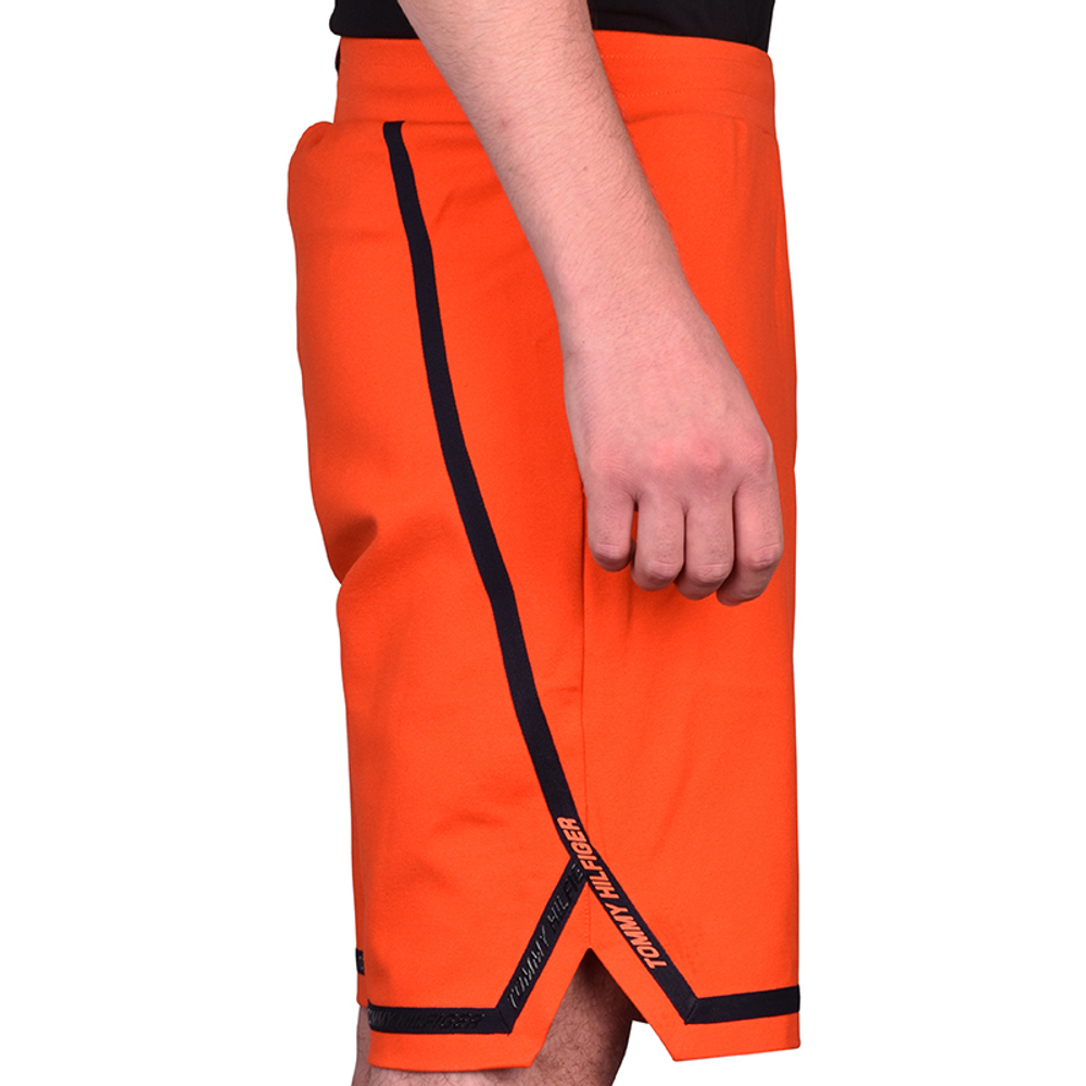 Мужские теннисные шорты Tommy Hilfiger Trim Short - Оранжевый