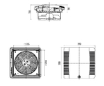 Потолочный вентилятор REF1400, 1400м3/час
