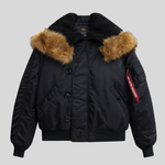 Парка Alpha Industries N-2B Black (Черная)