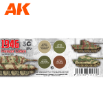 Набор красок AK Interactive 1946 Panzer Colors Set 3G, 4 краски