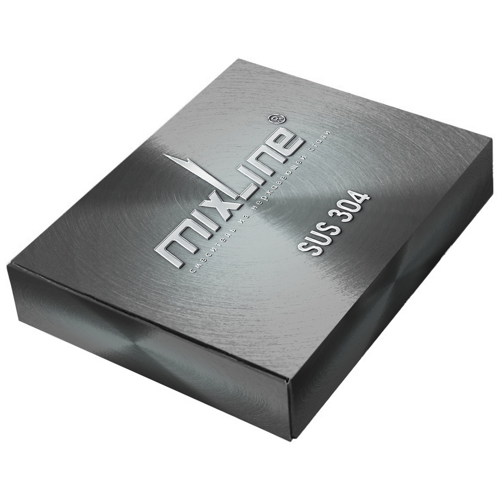 Смеситель для кухни 35k MIXLINE МЛНС-0320Г (MLSS-0320BL) подкл.к фильтру, п/гайку ЧЕРНЫЙ ГРАФИТ