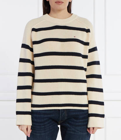 Свитер CARDI STITCH Tommy Hilfiger - кремовый(WW0WW40751)