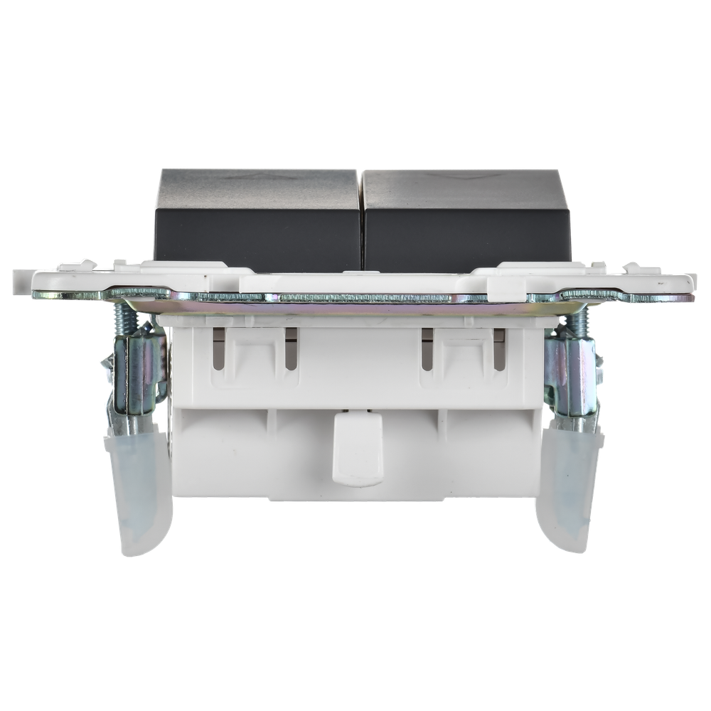 SKANDY Выключатель жалюзи 10А SK-V12T титан IEK