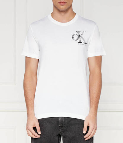 Футболка META MONOGRAM CALVIN KLEIN JEANS - белый(J30J325498)