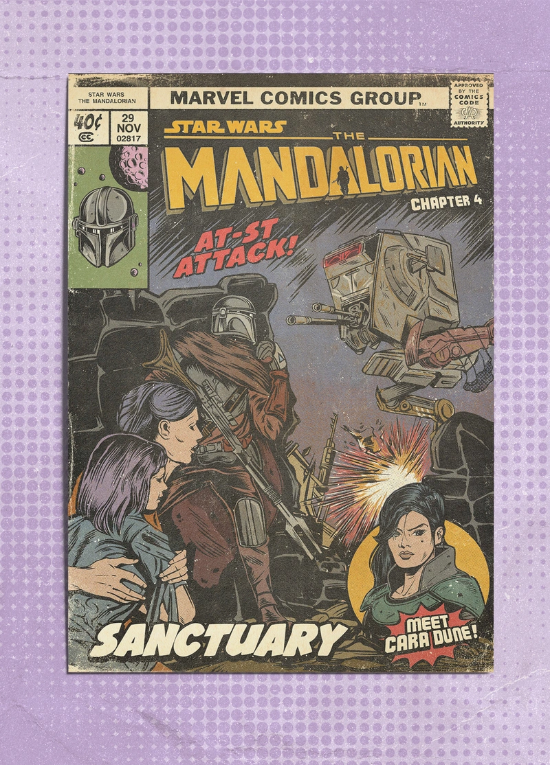 Открытка «Star Wars: Mandalorian. Chapter 04:Sanctuary»