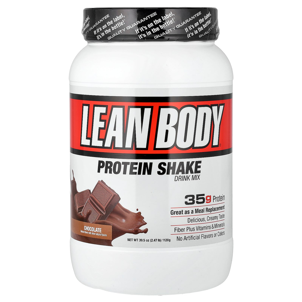 Labrada Nutrition, Lean Body®, протеиновая смесь для приготовления коктейля, со вкусом шоколада, 1120 г (2,47 фунта)
